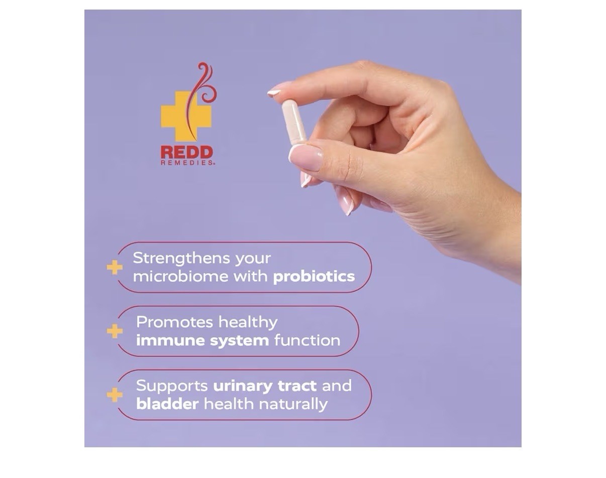 Redd Remedies UT Soothe Probiotics Urinary Tract Bladder Immune Health 60capsule