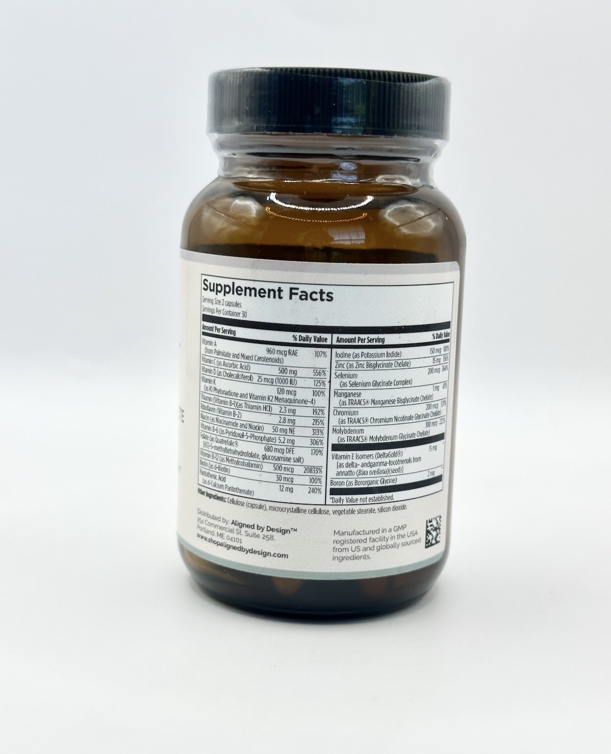 Aligned by Design Daily Multi Complete (60 Capsules) Sealed