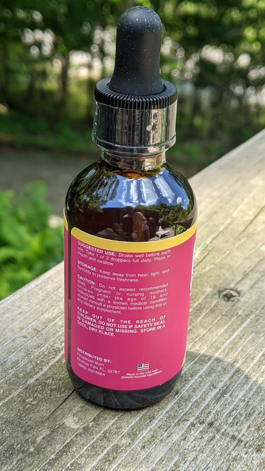 Himalayan Burn Max Advanced Liquid Drop Supplement 60ML / 2 FL.OZ exp. 04/2027