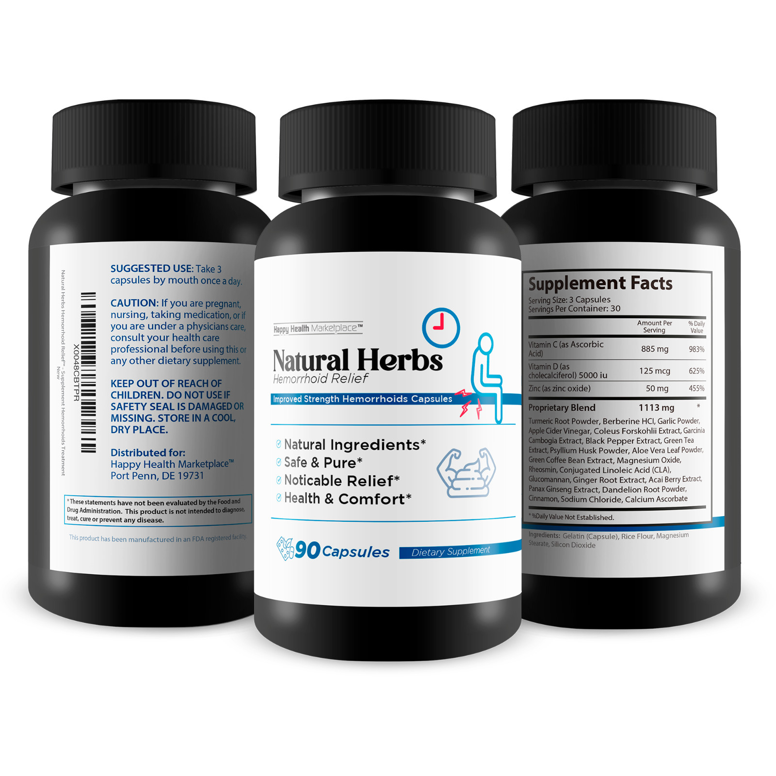 Natural Herbs Hemorrhoids Capsules – Our Best Hemorrhoid Relief Supplement