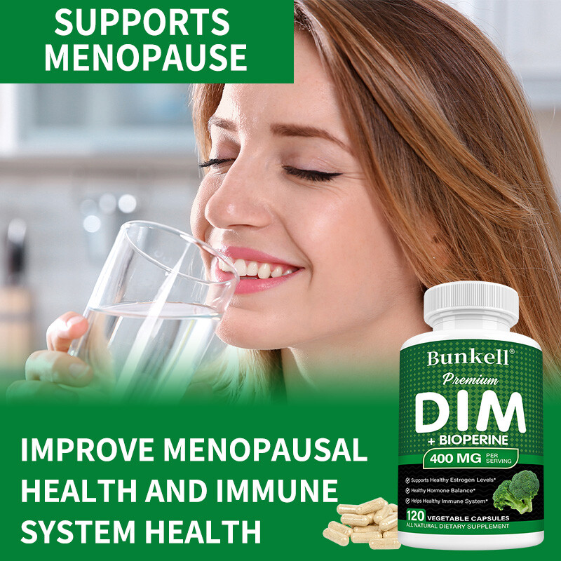 Diindolylmethane DIM 400mg Estrogen Blocker 30/60/120 Vegan Capsules