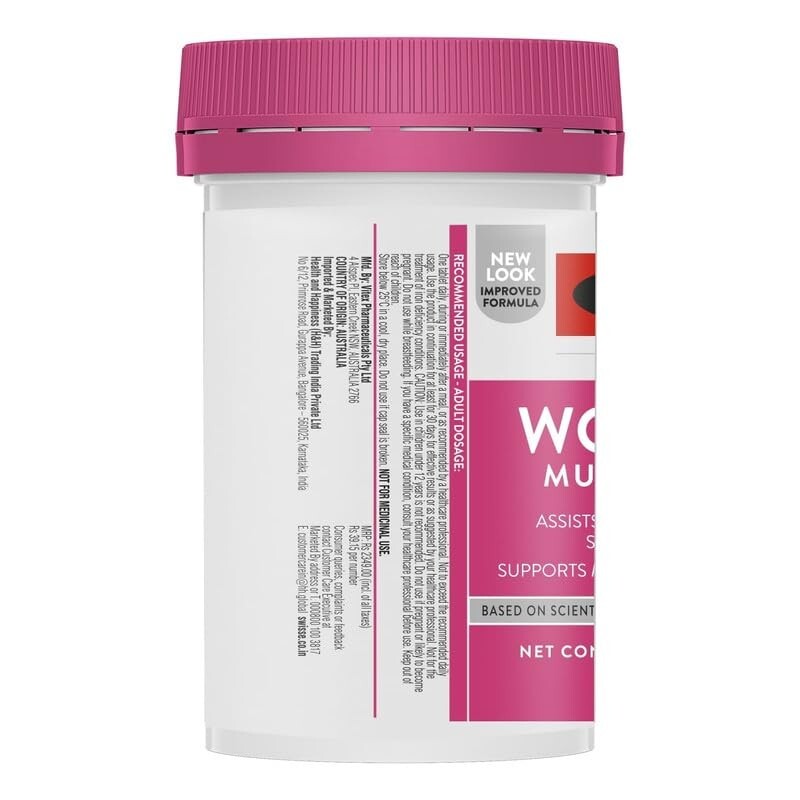 Swisse Women’s Multivitamin – Mfd In Australia -With 36 Herbs- 30 Tablets