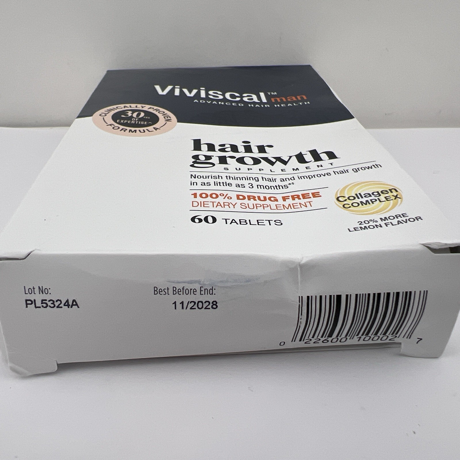 Viviscal MAN Advanced Hair Health, Hair Growth Supplement, 60 Tablets -FREE SHIP
