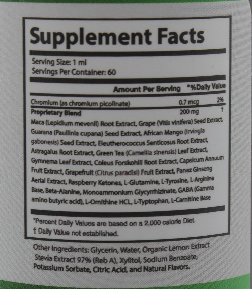 Power Drops Weight Loss Supplement Drops Fat Burn, Appetite, Metabolism 2oz 60ml