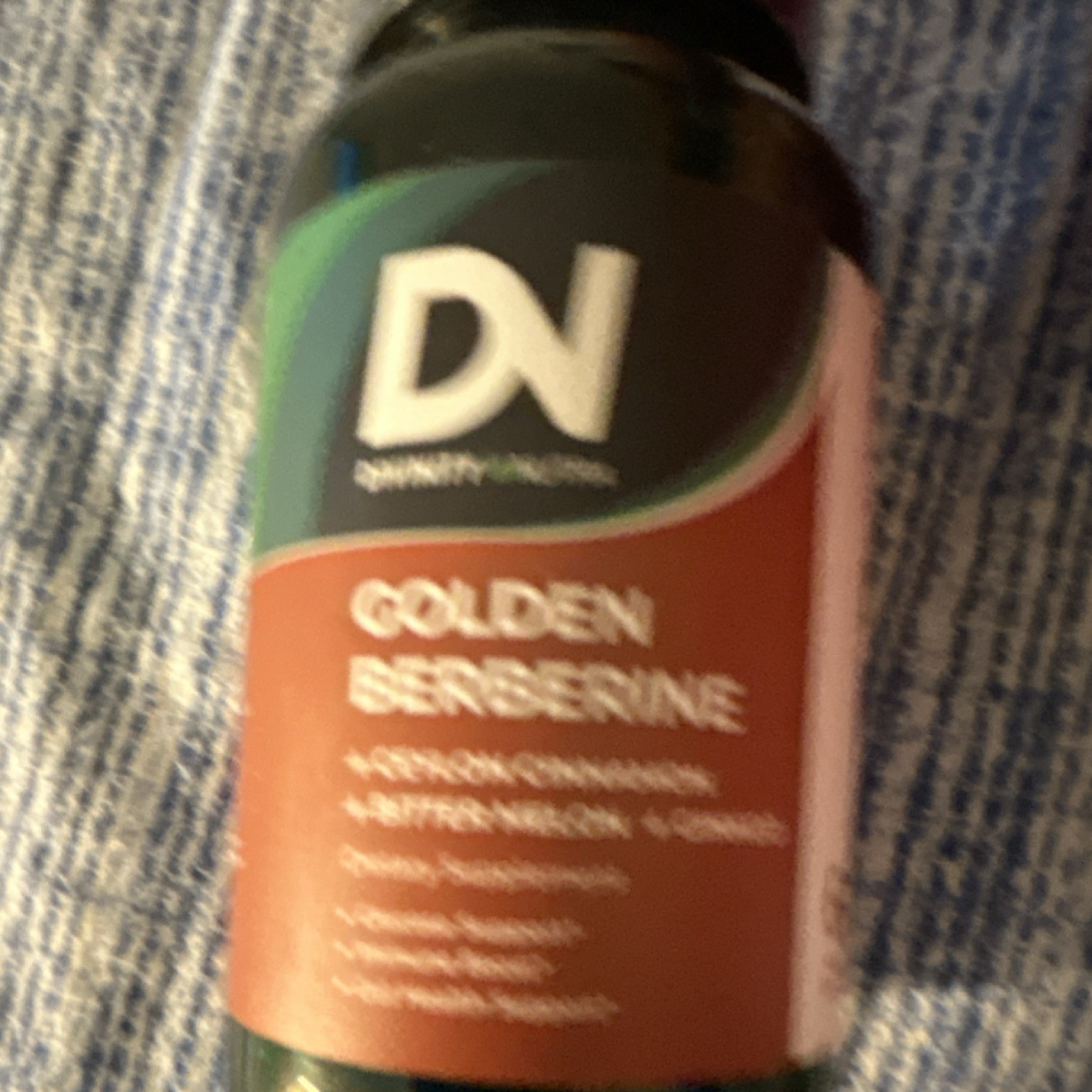 Divinity Nutra Golden Berberine Ceylon Cinnamon Bitter Melon Ginkgo 60 Capsules