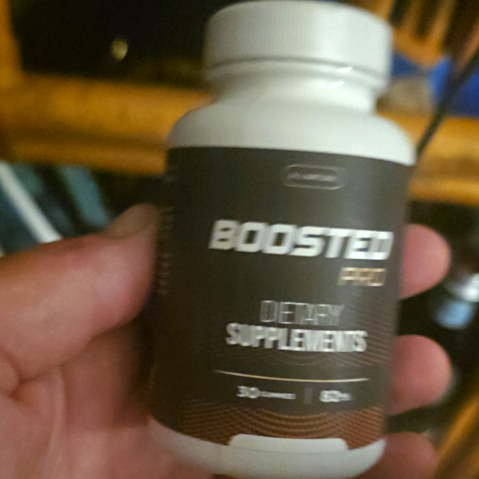 BOOSTED PRO Dietary Supplement Bottle 30 Capsules