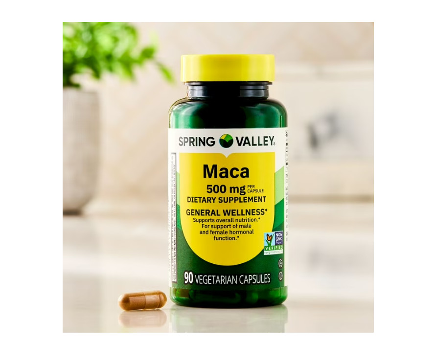 Spring Valley Maca Dietary Supplement – 500 mg – 90 count, 2PACK