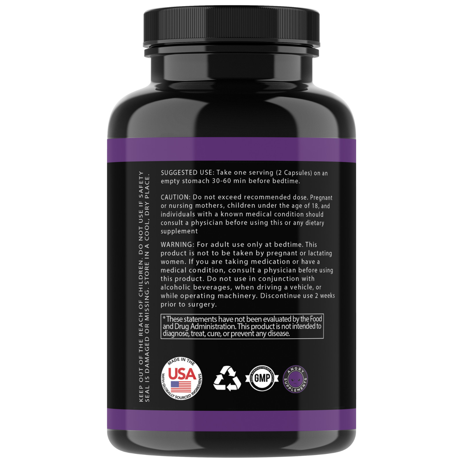 Monster Test Mens Just Tribulus + Monster PM Sleep Aid Testosteron Booster 2pk