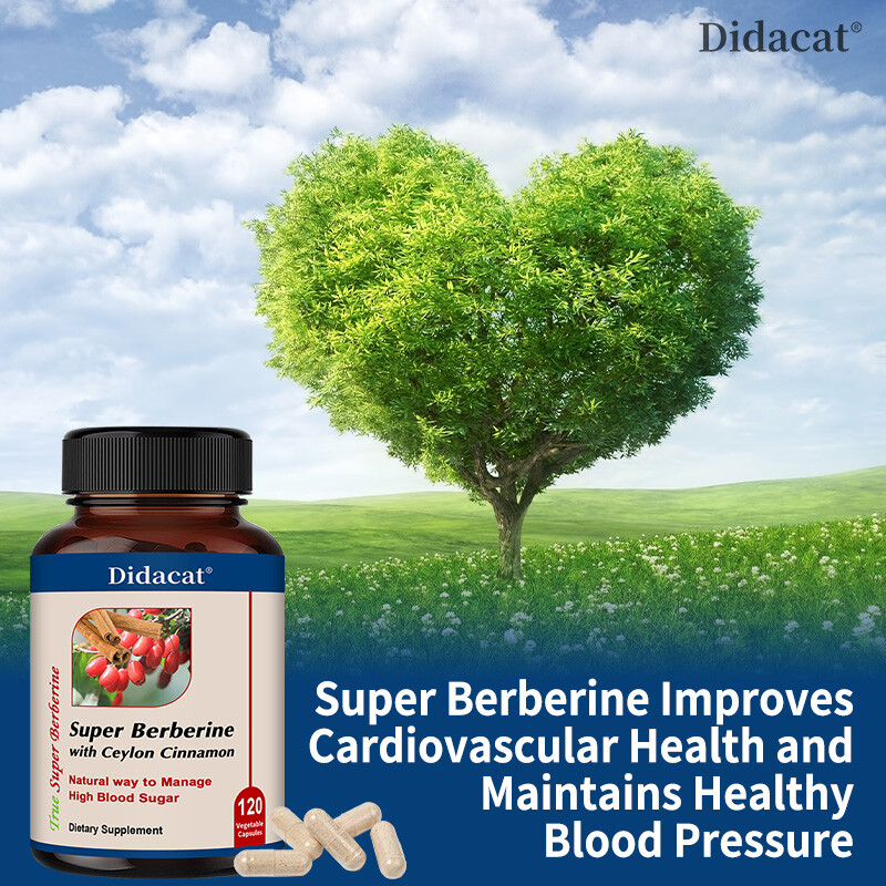 Super Berberine with Ceylon Cinnamon Dihydroberberine, 4250 Mg Capsules