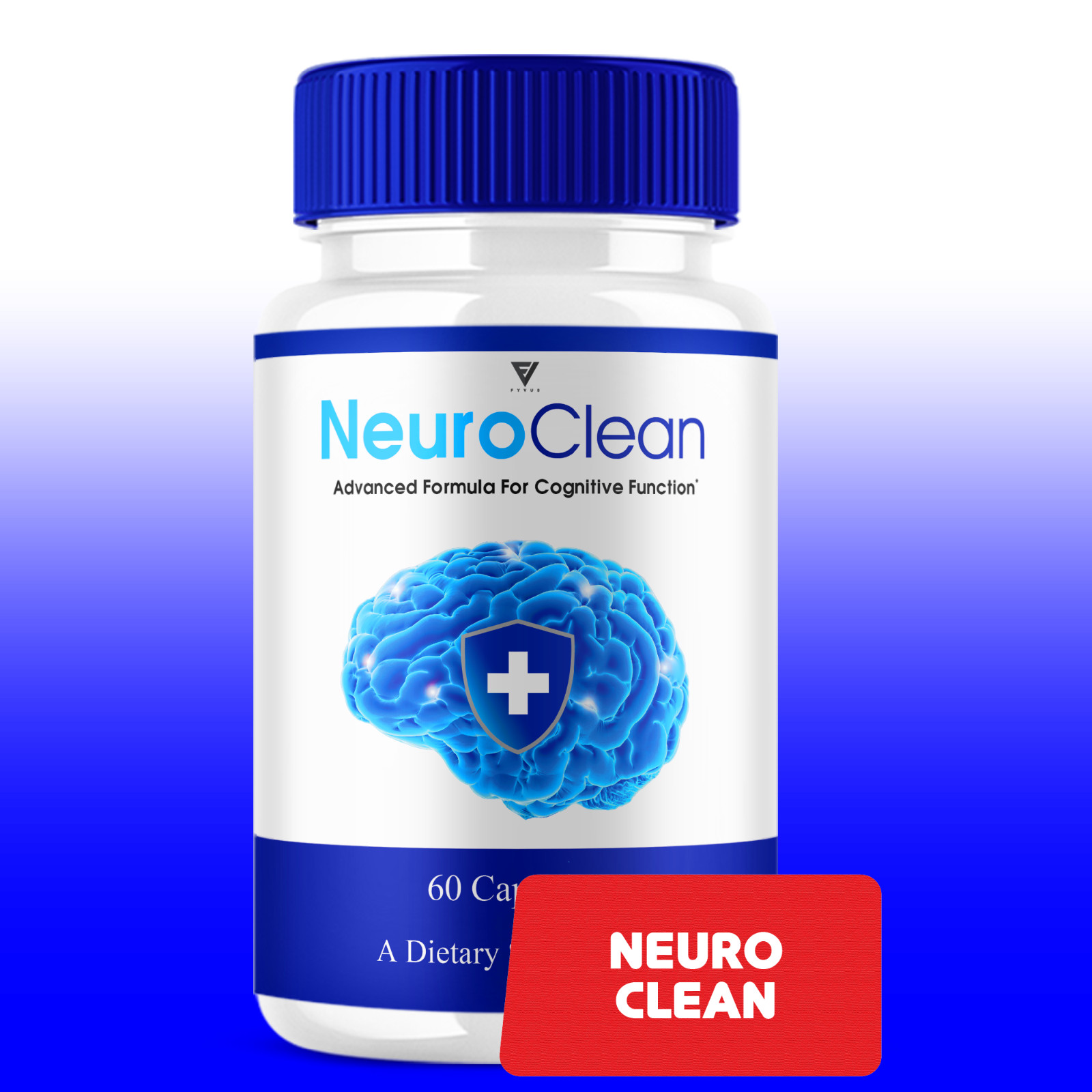 (5 Pack) NeuroClean Nootropic Capsules, NeuroClean Advanced Pills (300 Capsules)
