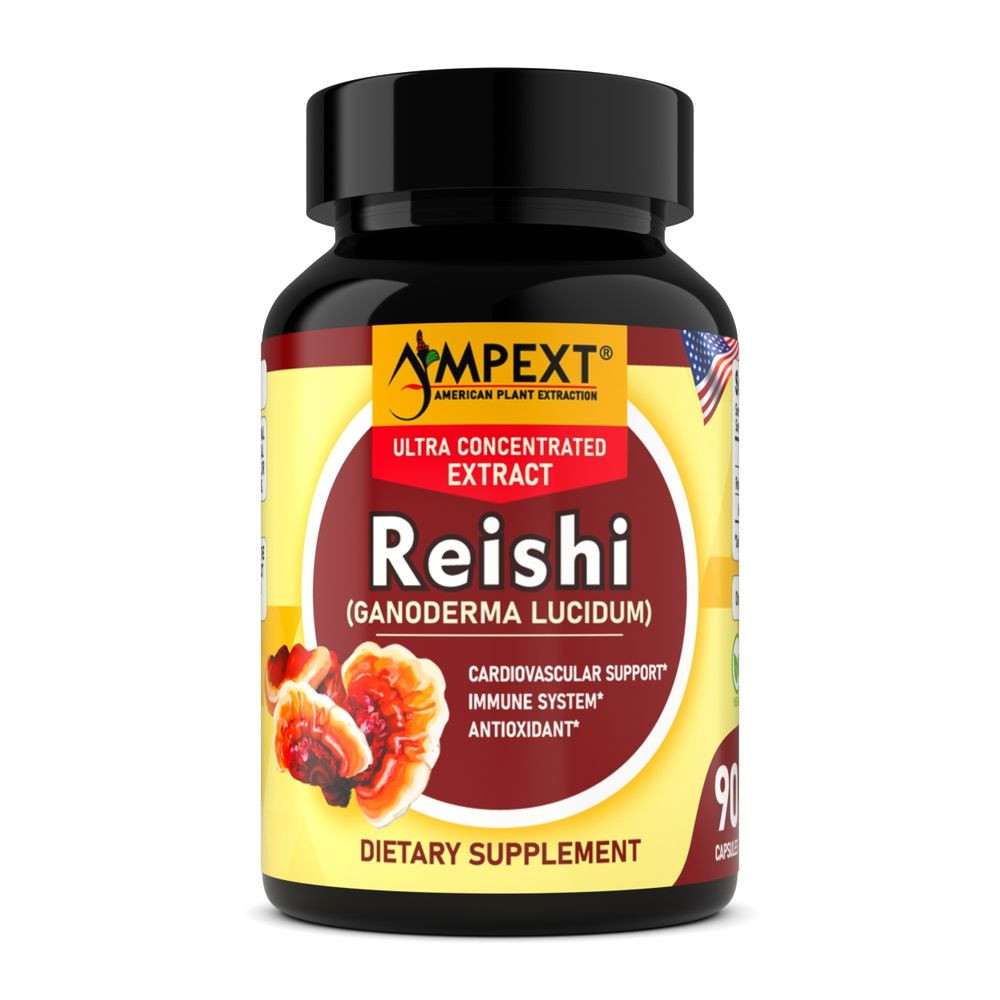 Reishi Extract – Only Fruiting Bodies, Over 30% Beta-Glucans, 90 caps