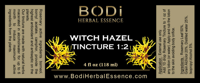 Witch Hazel Tincture 1:2 Extract | 2 to 8floz | 100% Pure Natural Hand Crafted