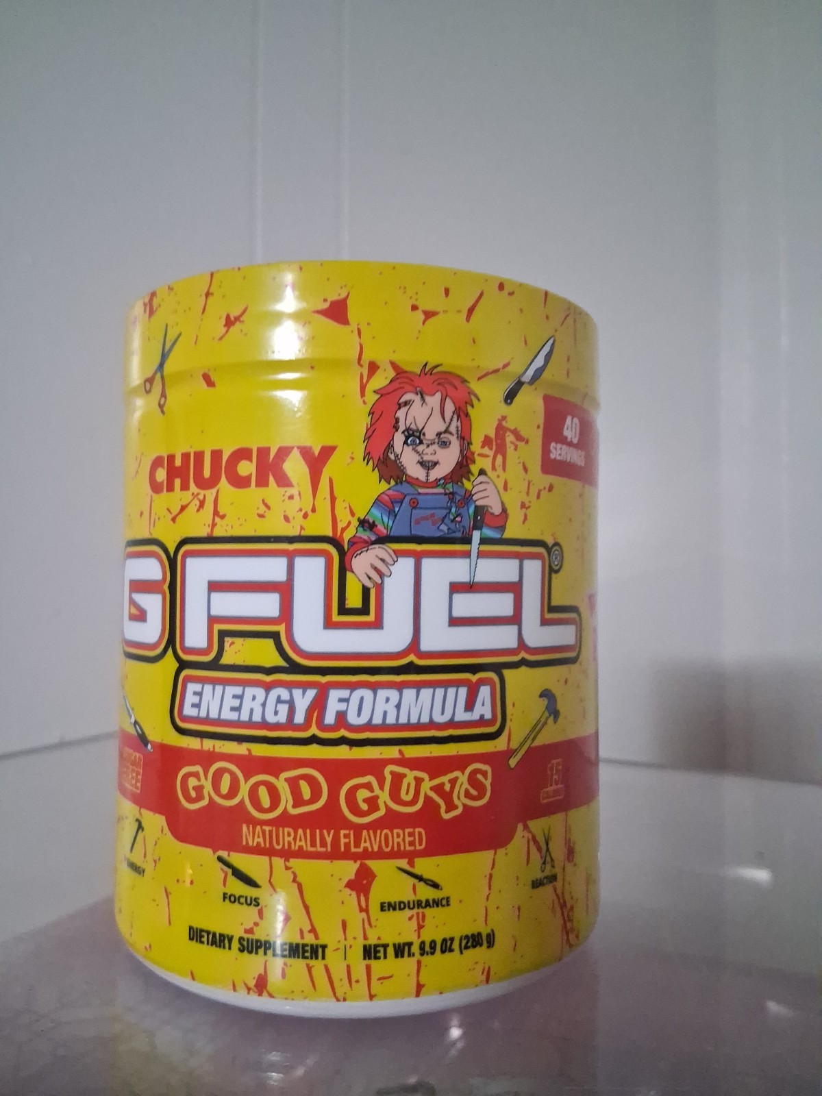 G Fuel Good Guys Energy Drink 40 Servings Blood Orange