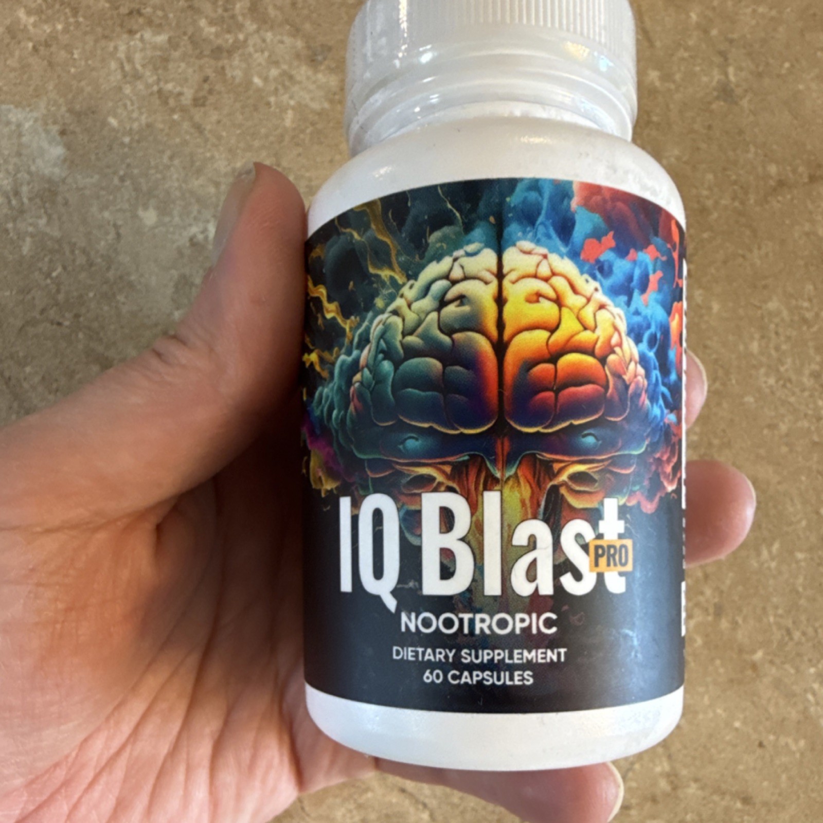IQ Blast Pro Nootropic Dietary Supplement Brain Health 60 Capsules