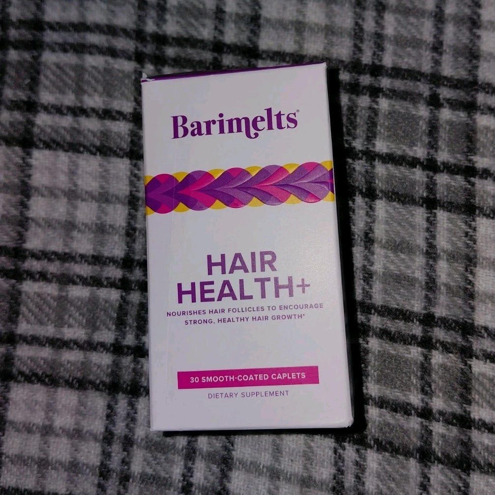 Barimelts Hair Health+ Hair Skin & Nail Support 30 Easy to Swallow Caplets