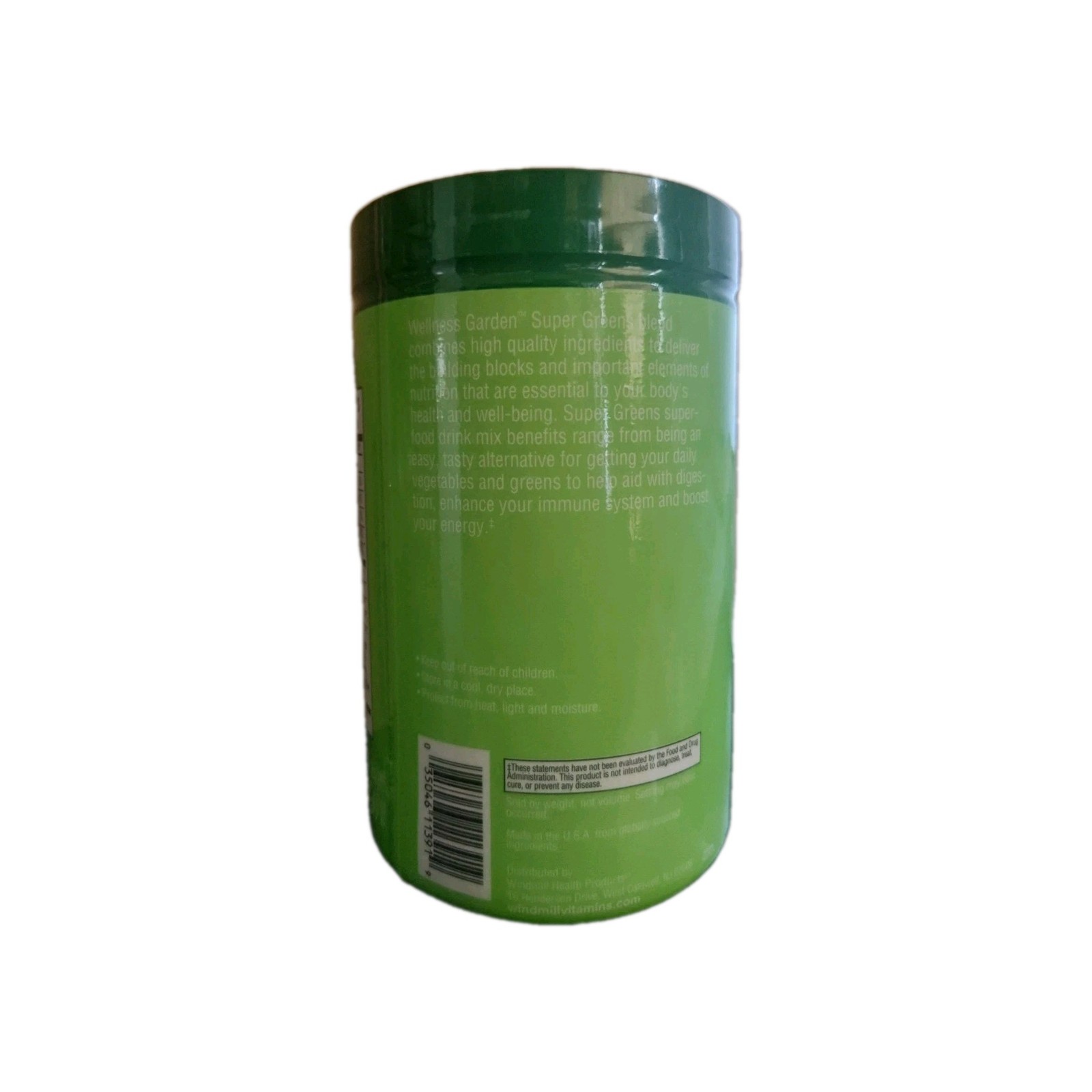 Wellness Garden Super Greens Power Blend Powder Drink Mix 9.88 oz. 12/2027
