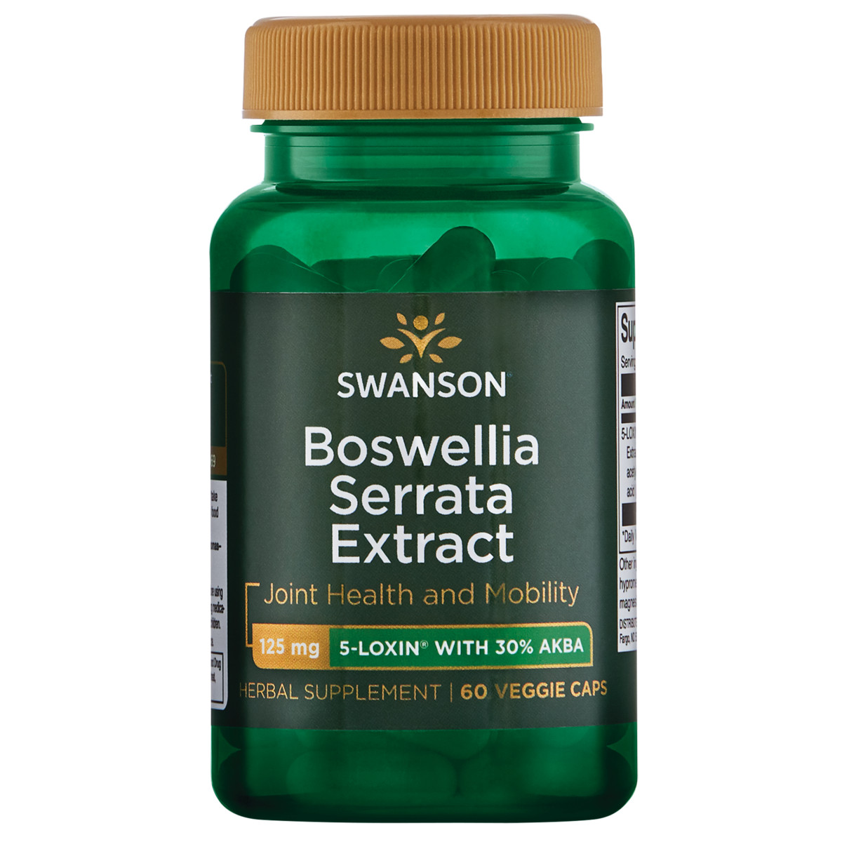 Swanson Boswellia Serrata Extract 125 mg 60 Veggie Capsules