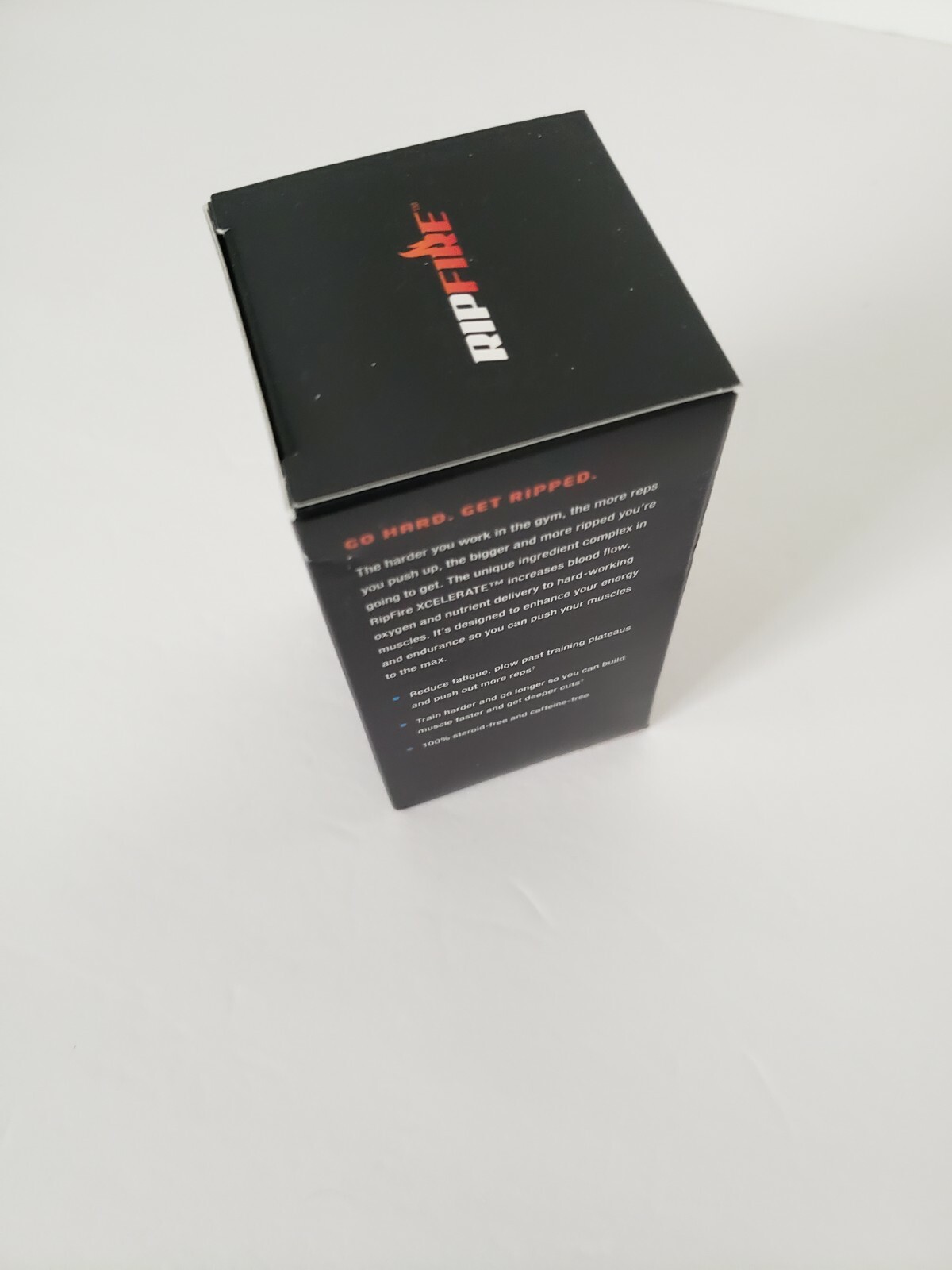 RipFire Xcelerate Pre-Workout Muscle Energy Burn Supplement NEW 90 Tablets L13