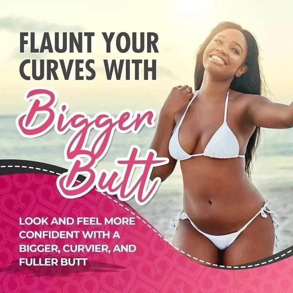 BOOTY, HIPS & LEGS GROWTH – Maca Root for Women – Natural Curve Support 60 Pills