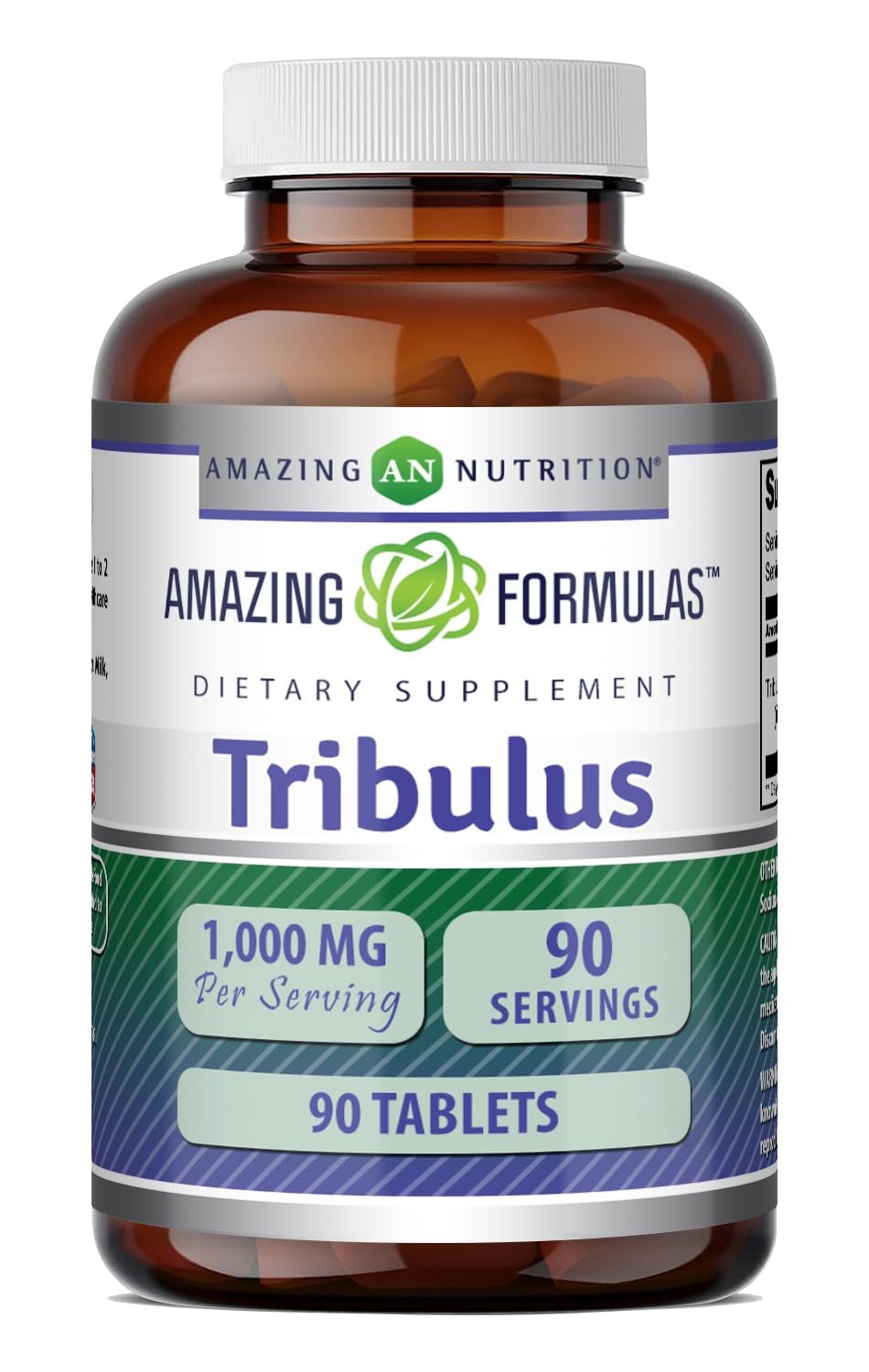 Amazing Formulas Tribulus Extract 1000 Mg Supplement | 90 Count (Pack of 1)