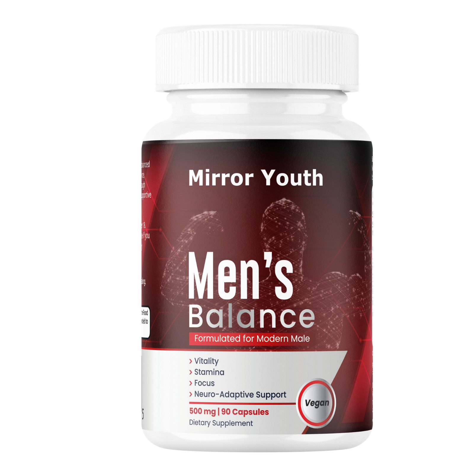 L-Citrulline 1200mg Blood Flow Support for Men | Male Supplement 7-Blend, Mirror