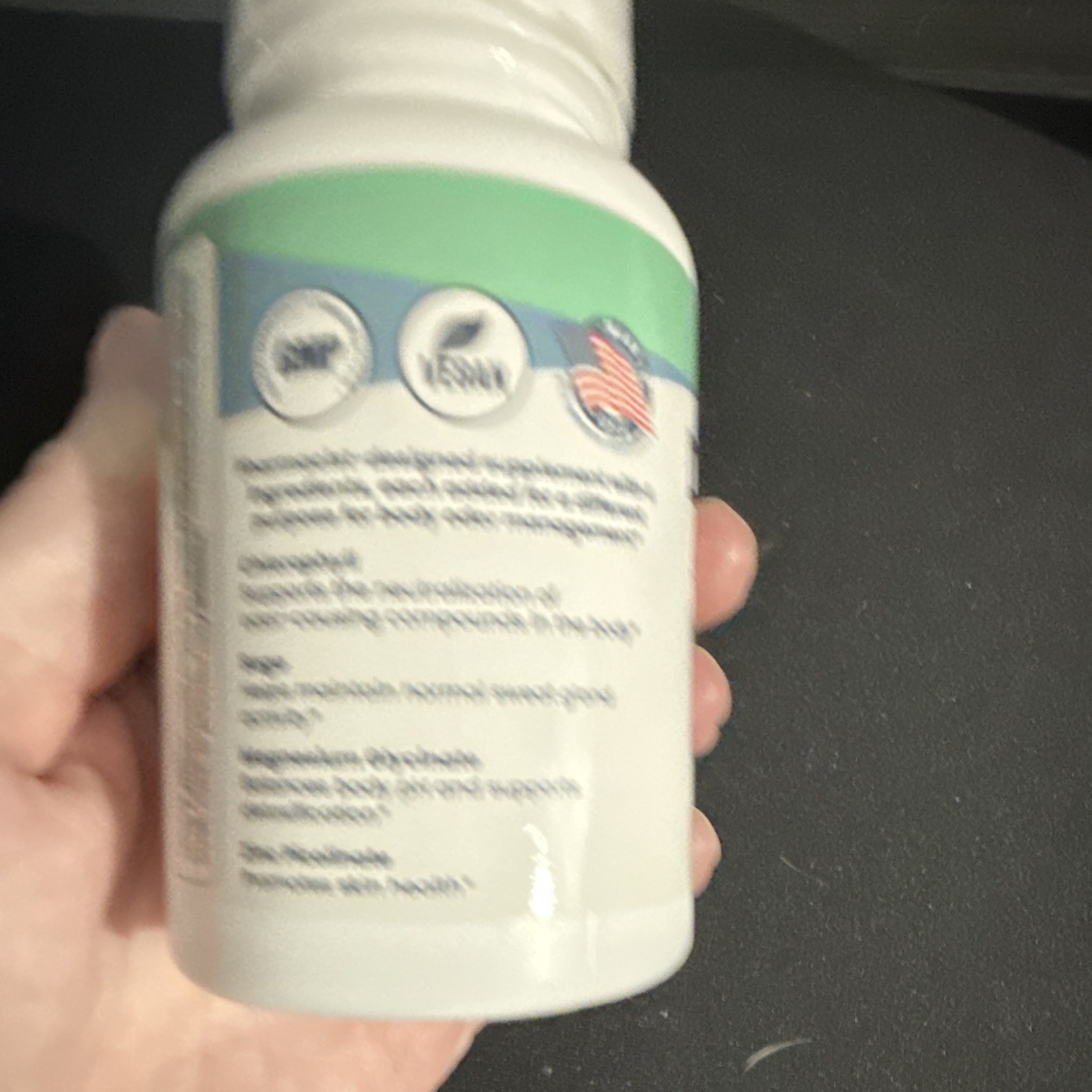 Undefined Health DeoCaps Body Deodorizing 60 Capsules Magnesium Zinc Exp 10/2028