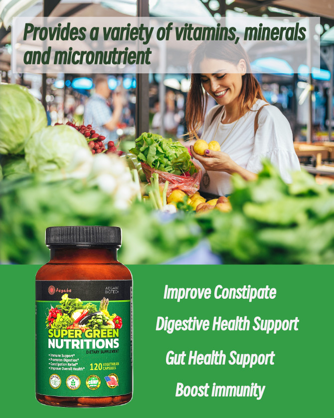 Fruits and Veggies Supplement, 36 Natural Fruits & Vegetables,60-day supply