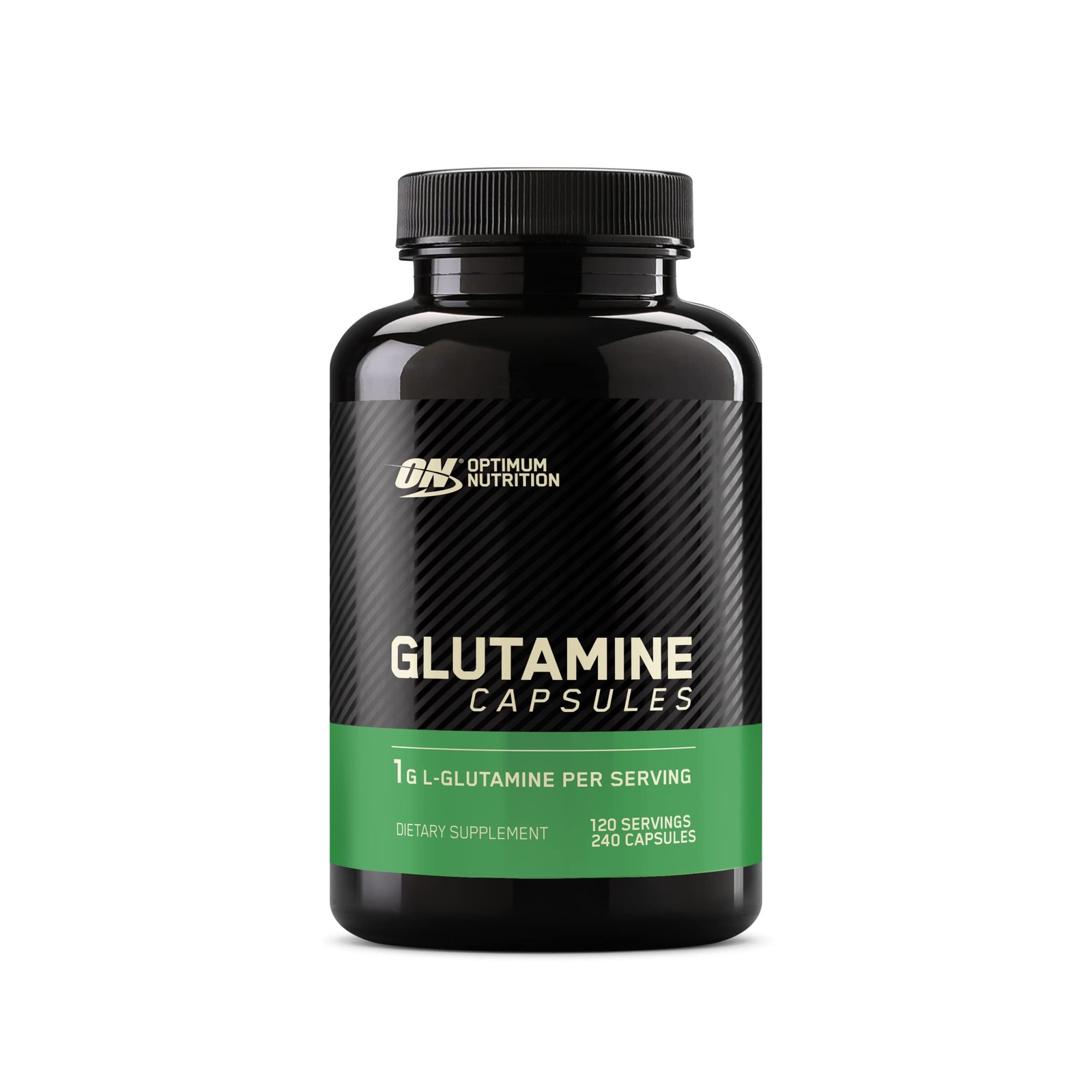Optimum Nutrition L-Glutamine Muscle Recovery 120 Count (Pack of 1), White