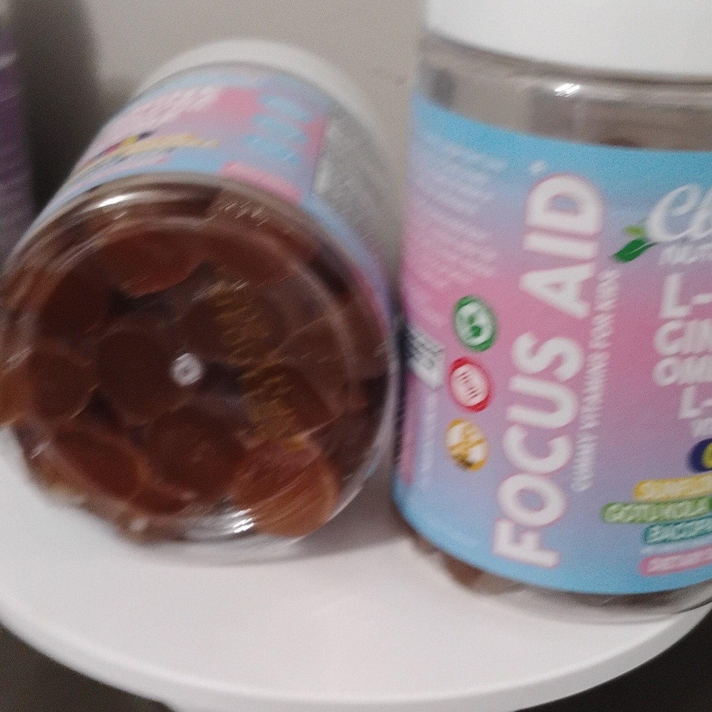 Clean Nutra SmartPop Kids Focus Gummies L-Theanine Ginkgo Omega-3 60ct