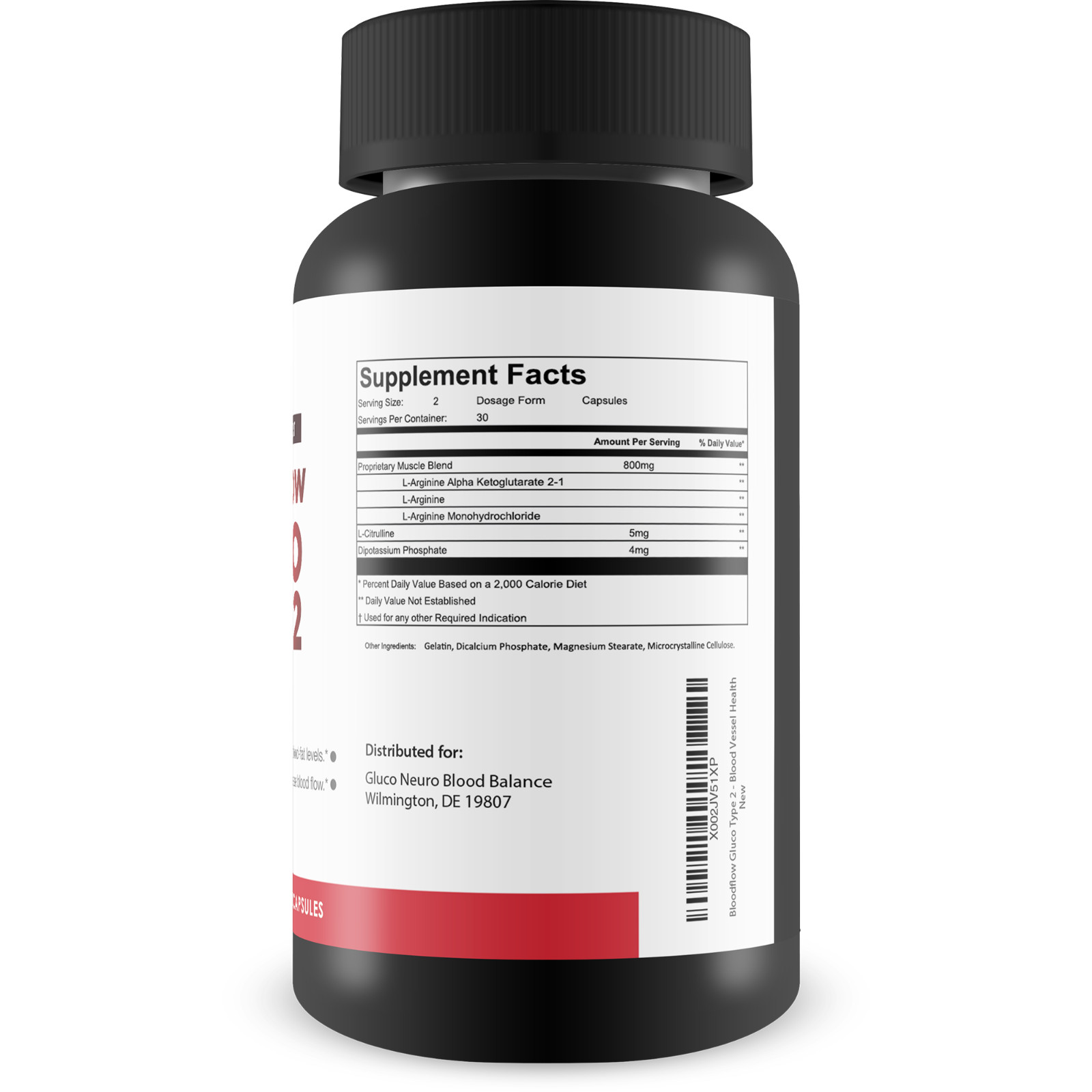 Bloodflow Gluco Type 2 – Blood Boost Blood Flow Support – Support Blood Health