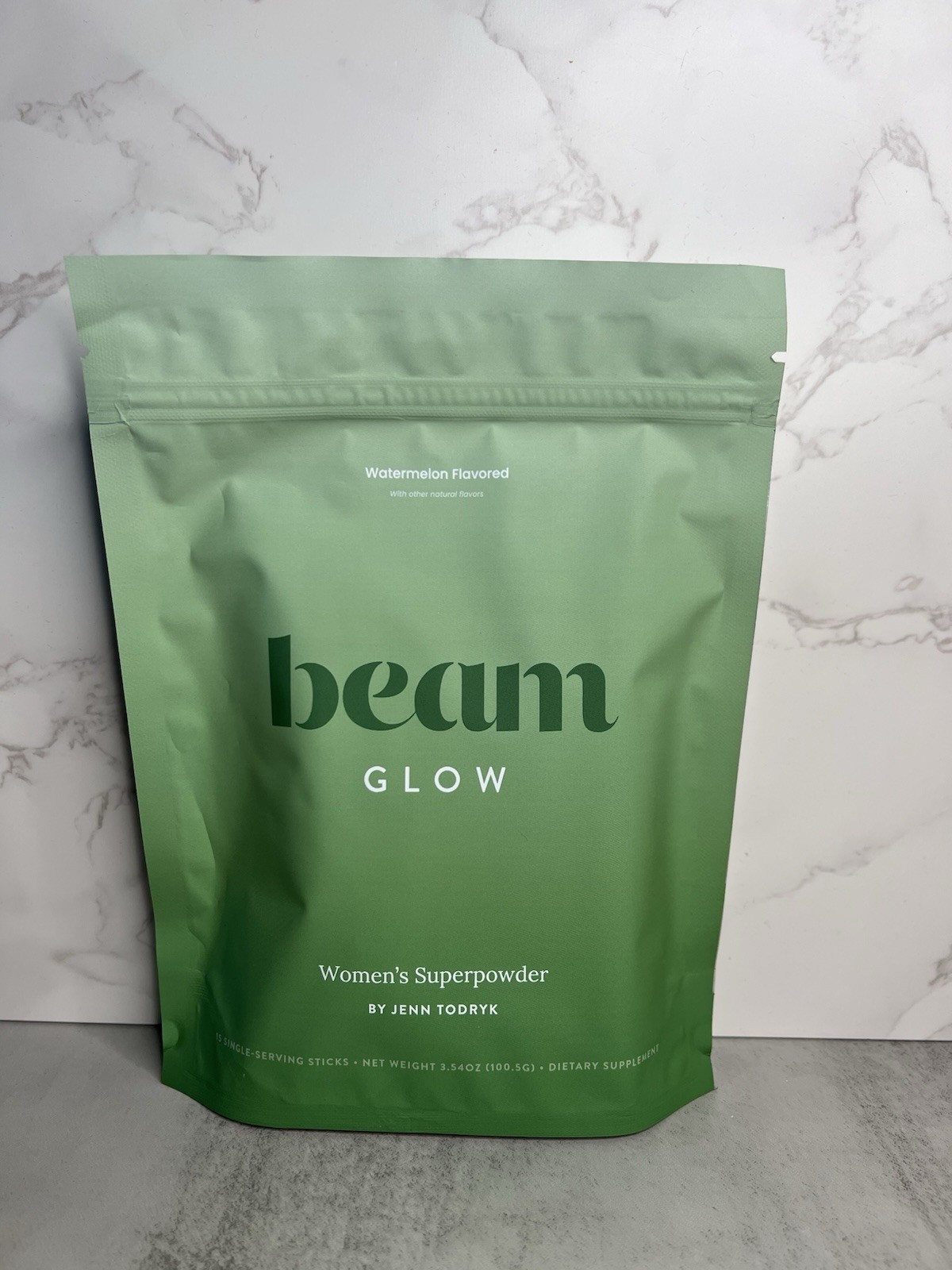 beam Glow Women’s Superpowder Powder Mixed Flavor BUNDLE 15 Sticks Exp 09/2027