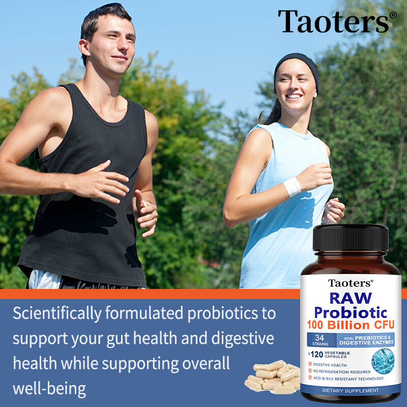 RAW Probiotic 100 Billion CFU 250 Mg protect intestinal health 30 To 120 Caps