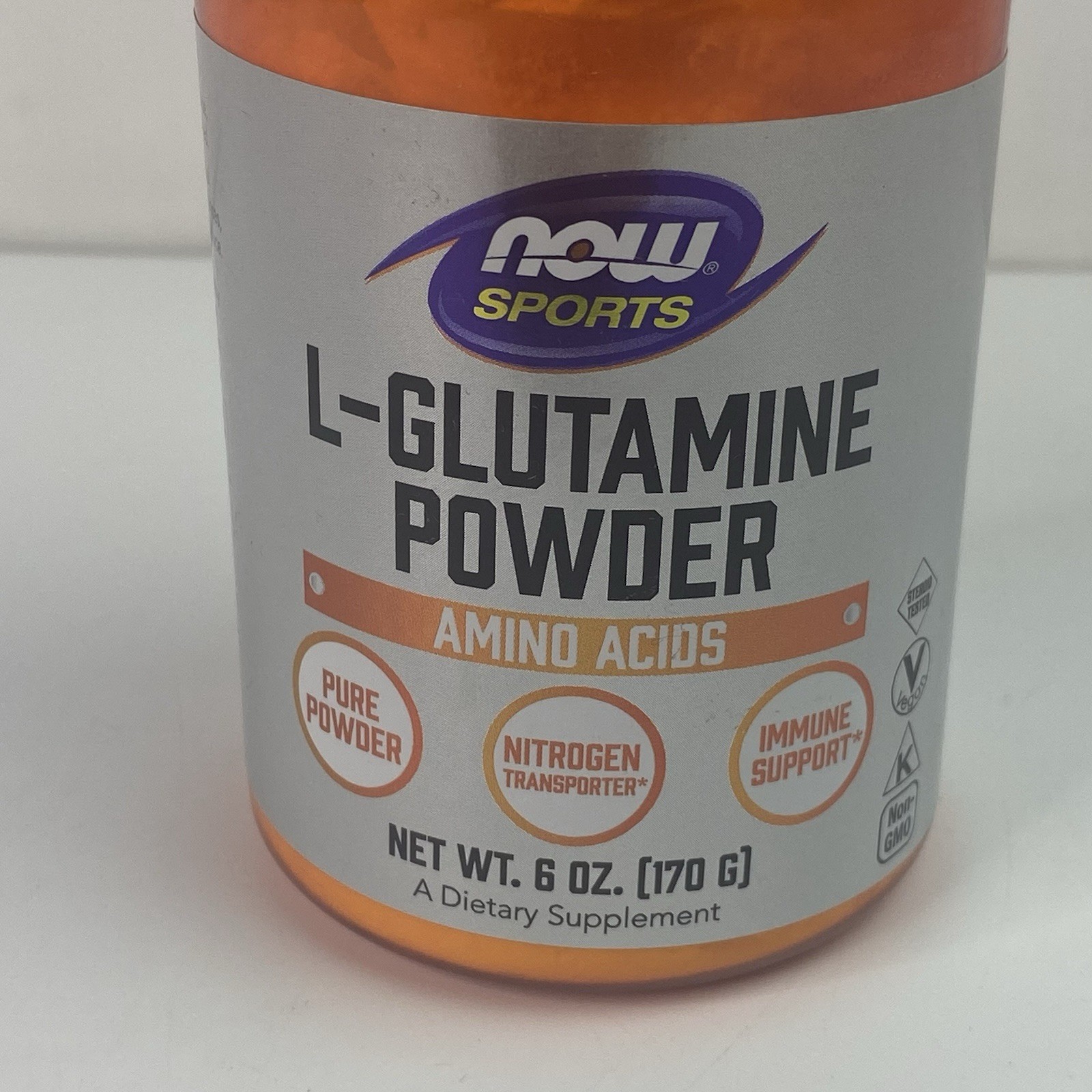 Now Foods Sports • L-Glutamine Powder 6 Oz / 170g Powder Supplement Amino Acids