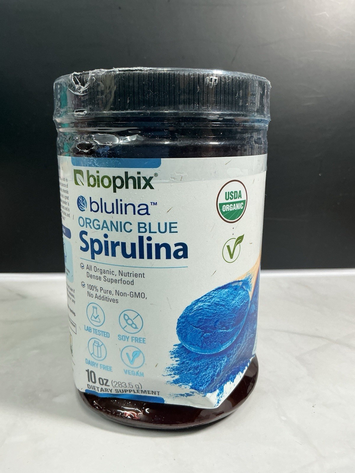 biophix Blulina Organic Blue Spirulina Powder 10 oz 283.5 g