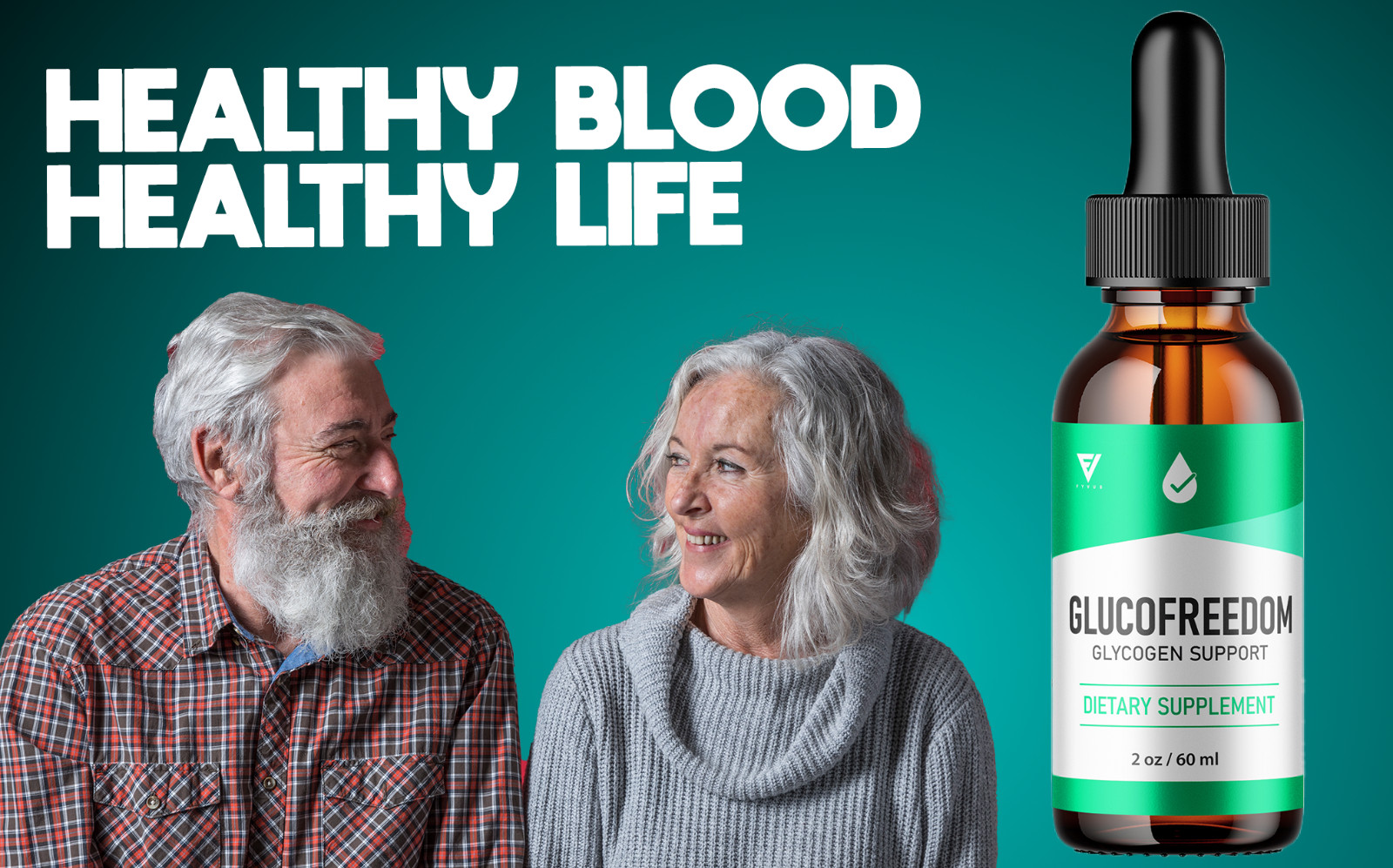 (5 Pack) Gluco Freedom Blood Support Supplement GlucoFreedom Drops (10oz)