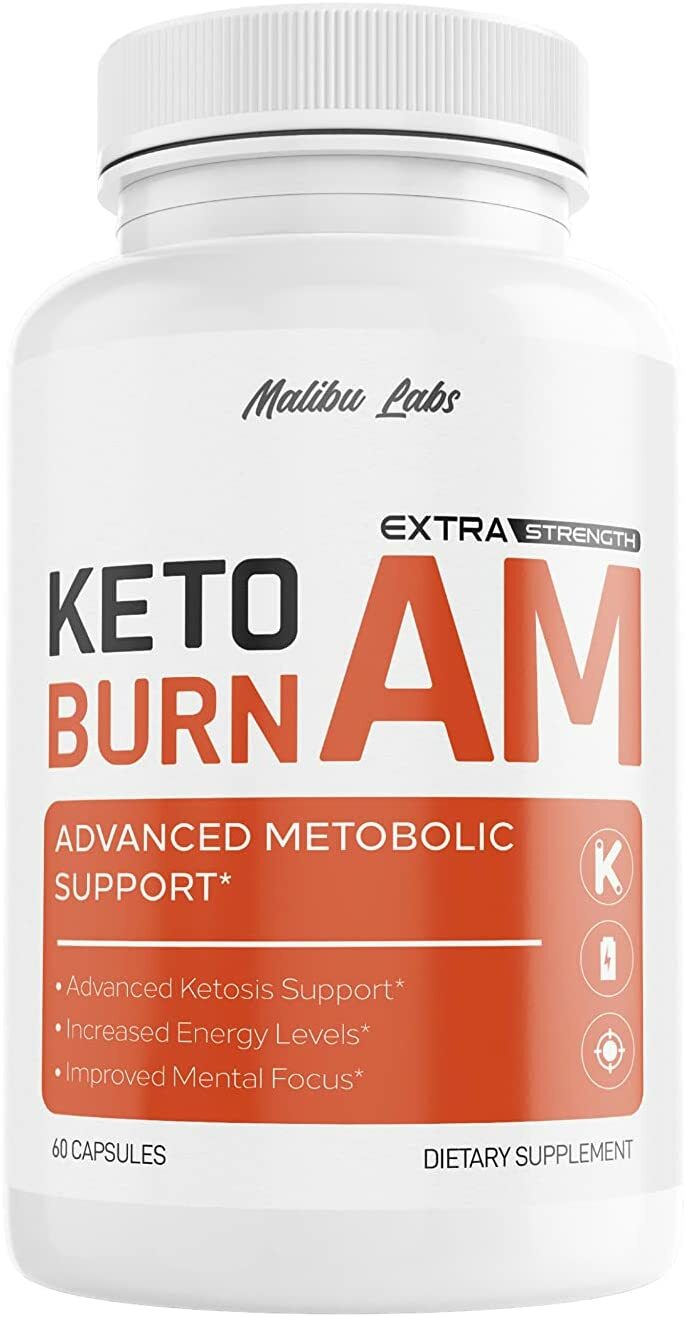 Keto Burn AM Advanced Formula Made in The USAS 1 Bottle 30 Day Supply