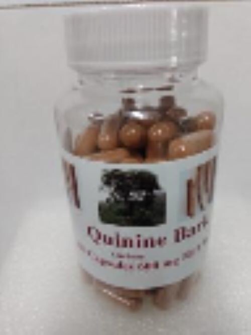 Quinine Bark 100 Capsules 600mg HERBAL SUPPLEMENT
