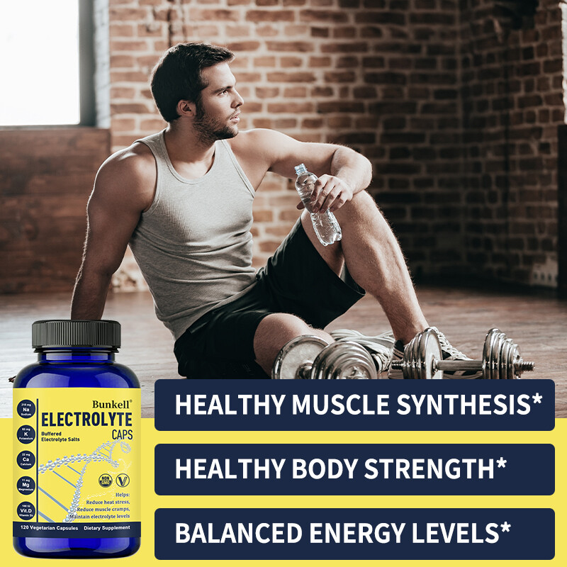 Electrolyte Caps | Vegetarian | Non-GMO, and Gluten Free Hydration Supplement