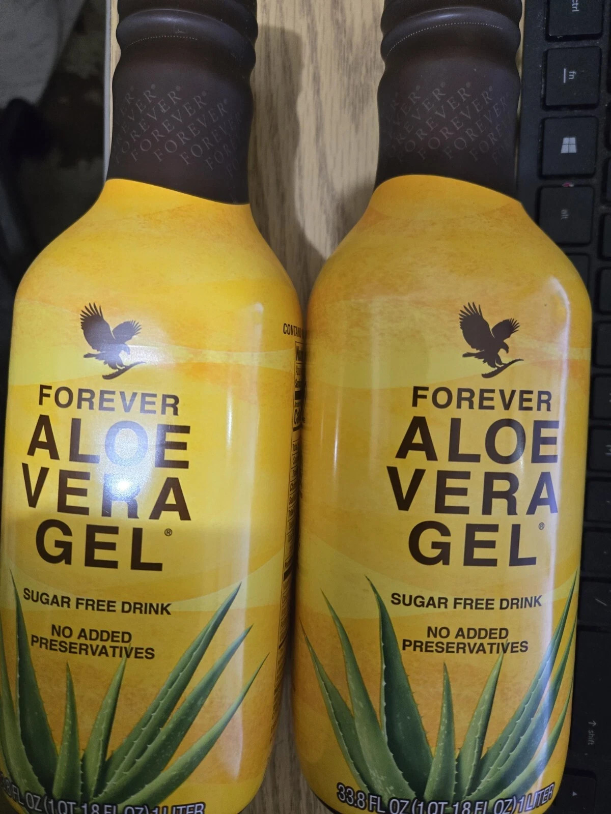 Forever Aloe Vera Gel Vital Health Grace 3 x 33.8oz Bottles Pure Drink 99.7%
