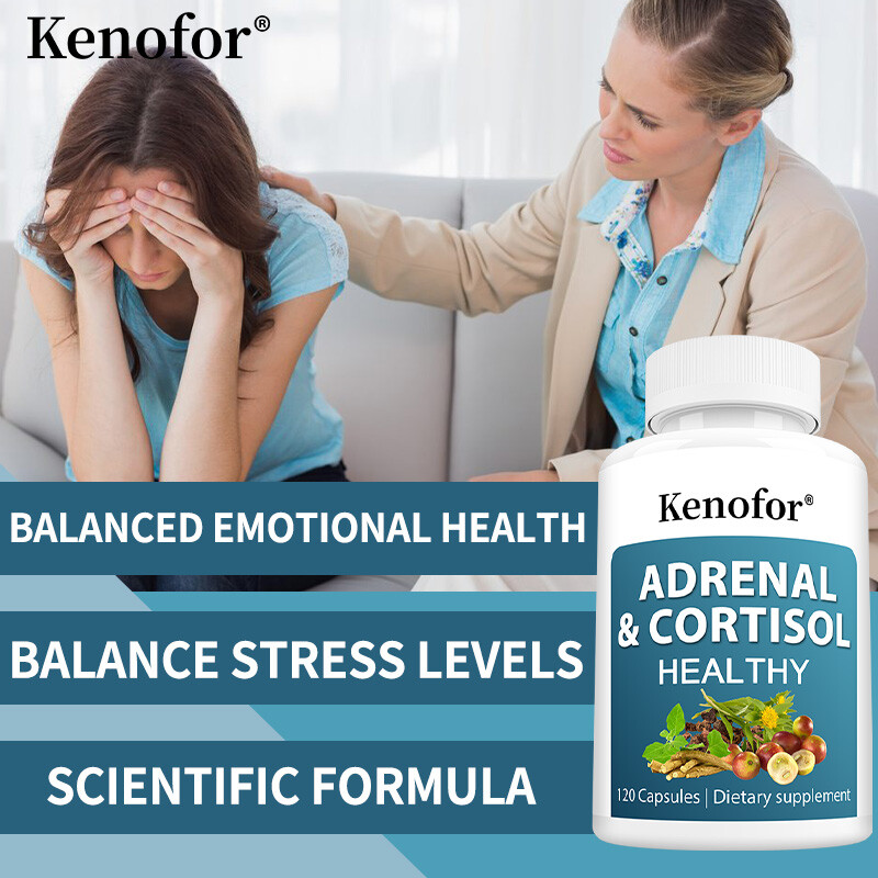 Adrenal Support Supplement Natural Stress Relief & Cortisol Manager Capsules