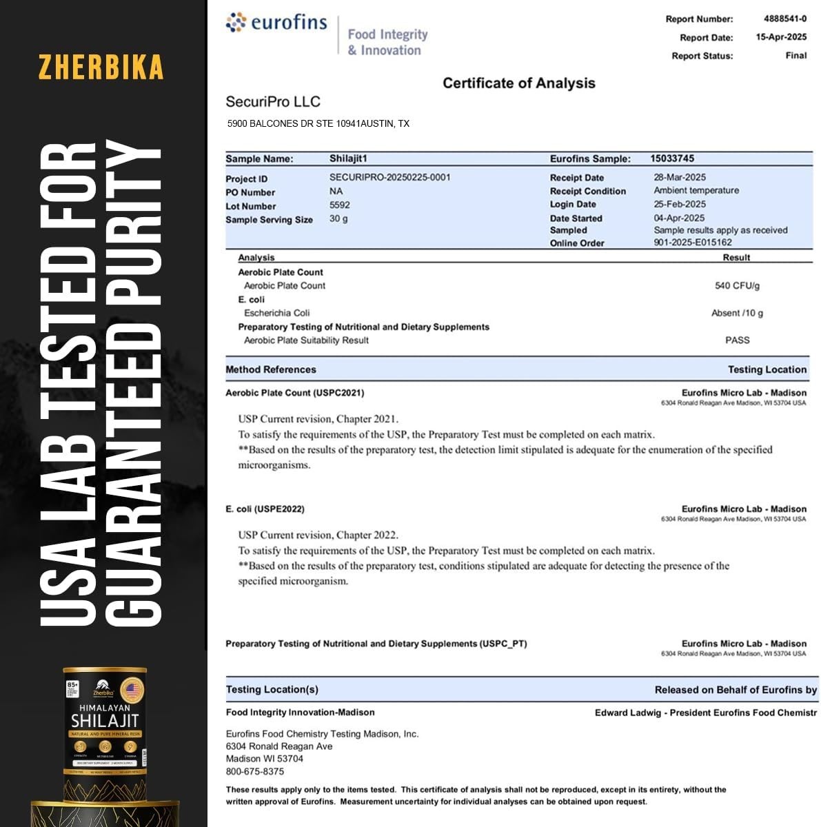 Pure Himalayan Shilajit Resin | Ultra Gold Grade 85+ Trace Minerals Fulvic Acid+