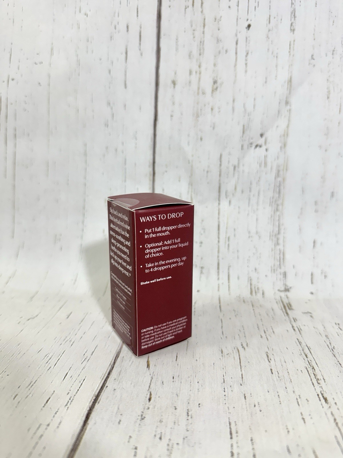 Apothekary Take The Edge Off & Wine Down Stress Relief Relaxation Drops NEW 15ml