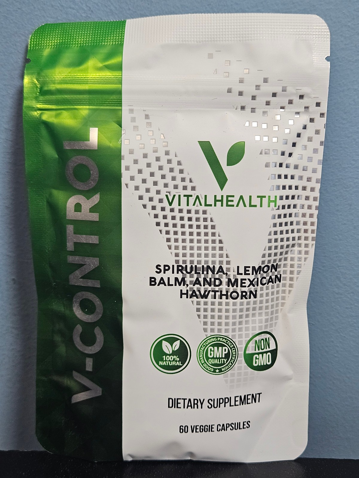 VitalHealth V-Control 60 Veggie Capsules – New & Sealed! Exp 6/2027