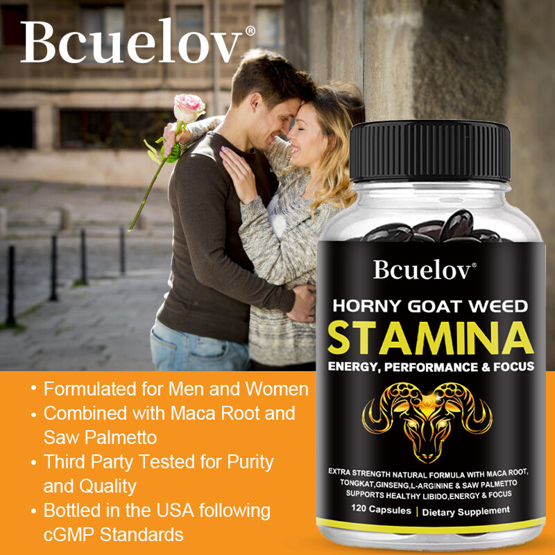 Muscle Health Supplements Improve Endurance Boost Energy Focus 120 Capsules US