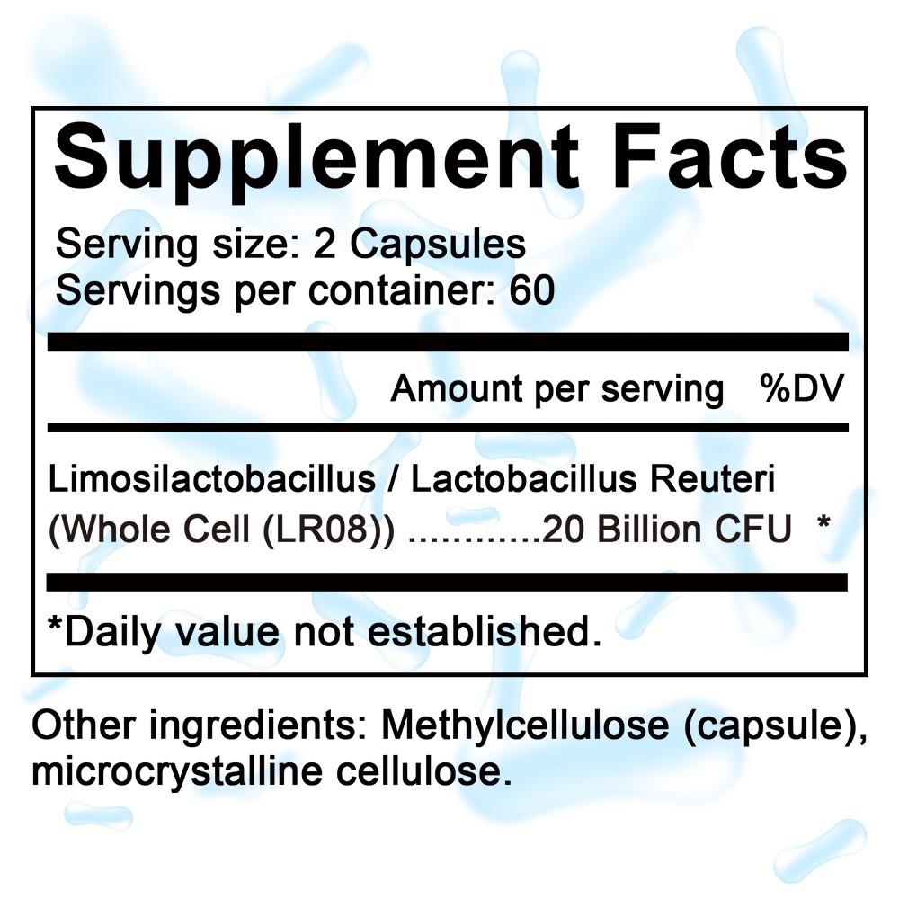 20 Billion CFU Probiotic Capsules For Bloating & Digestive Sluggishness,30~120CT