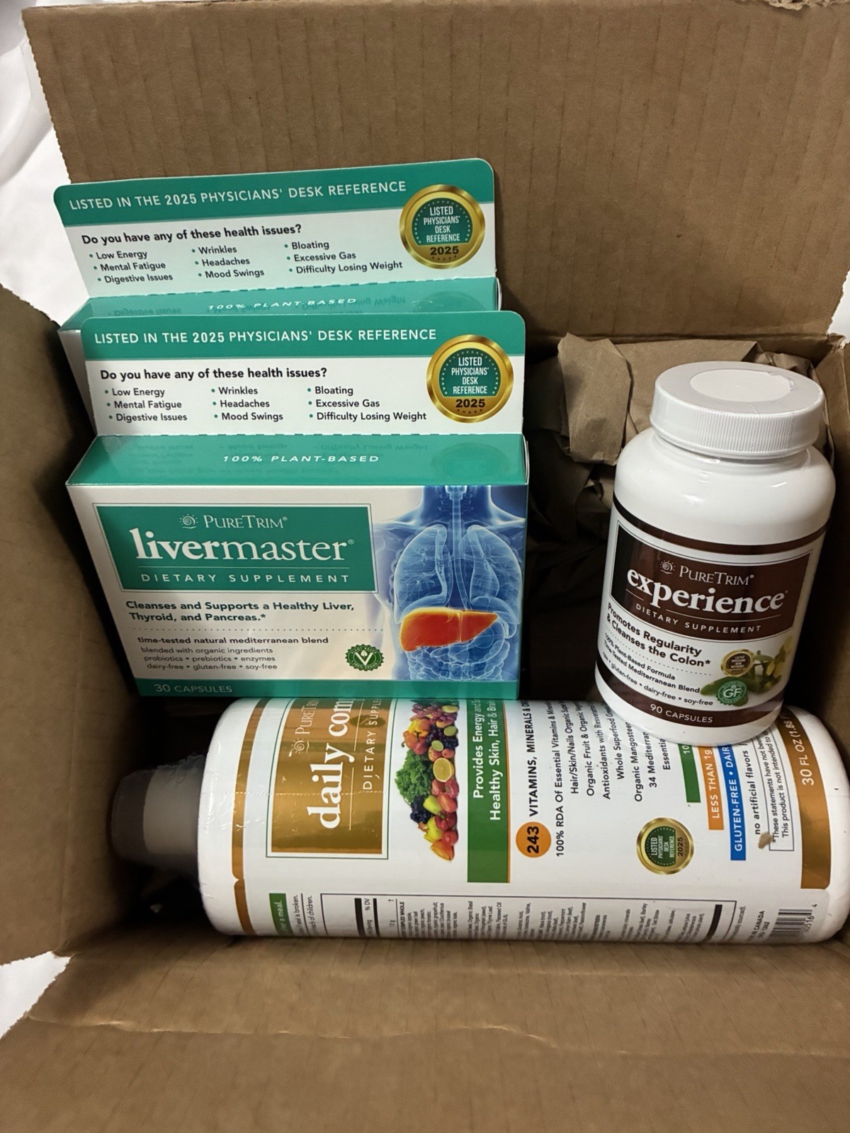 PureTrim LiverMaster 30-Day Cleanse Starter Pack Daily Complete Experience New