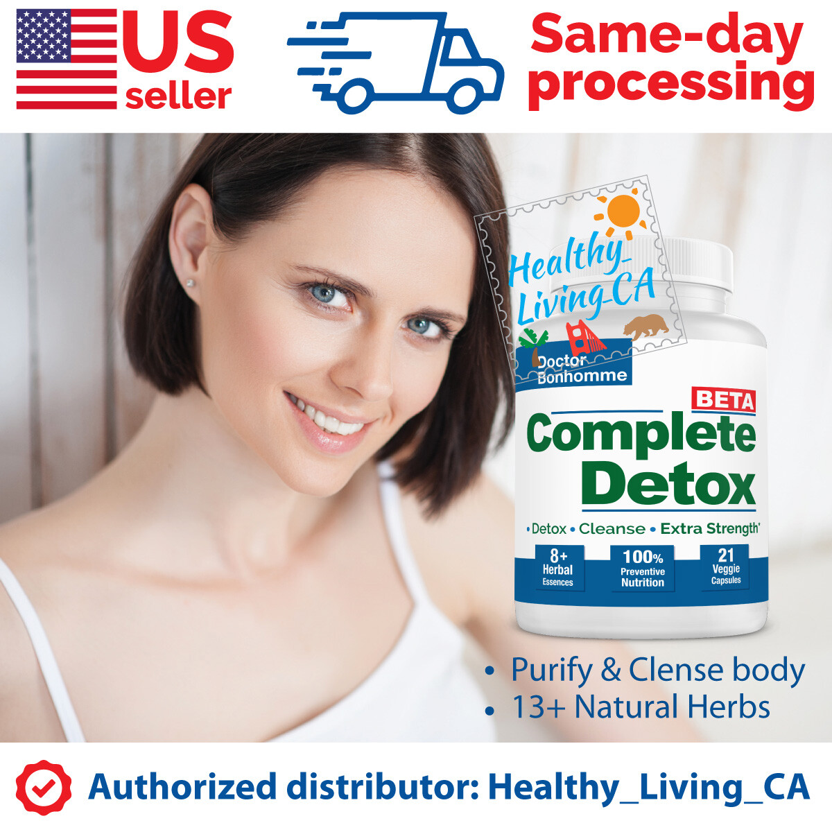 Longevity Complete Detox [BETA Formula ]7 Day 21 Caps – Accelerated Whole Body D