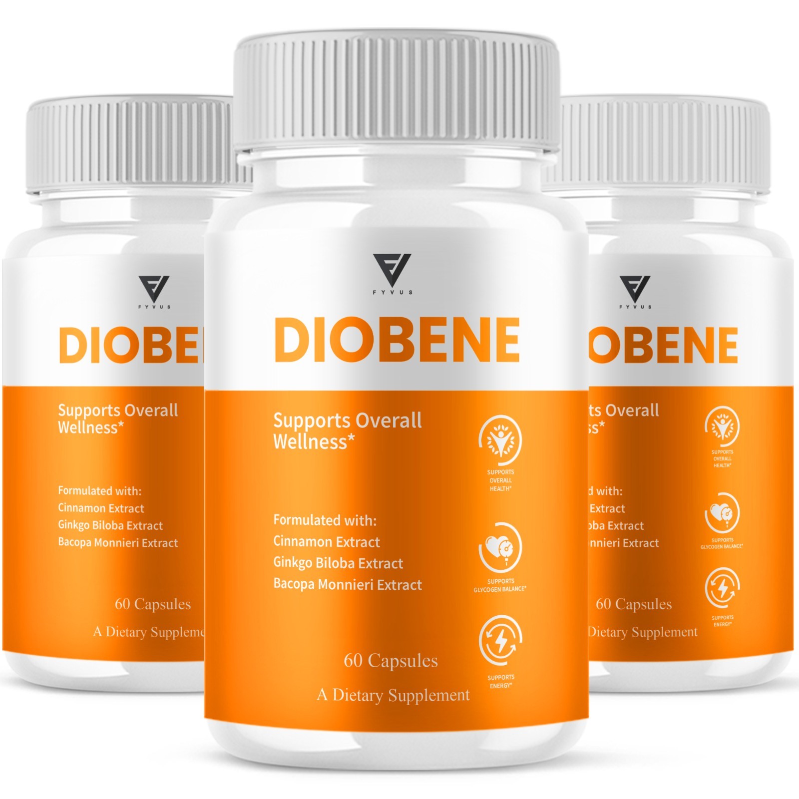 (3 Pack) Diobene Blood Wellness, Dio Bene Premium Health Support (180 Capsules)