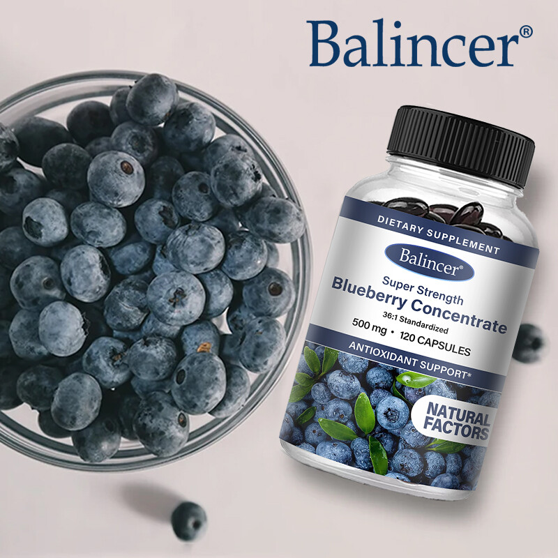 Blueberry Concentrate 36:1 Capsules – Antioxidant – Whitening and Anti-Aging