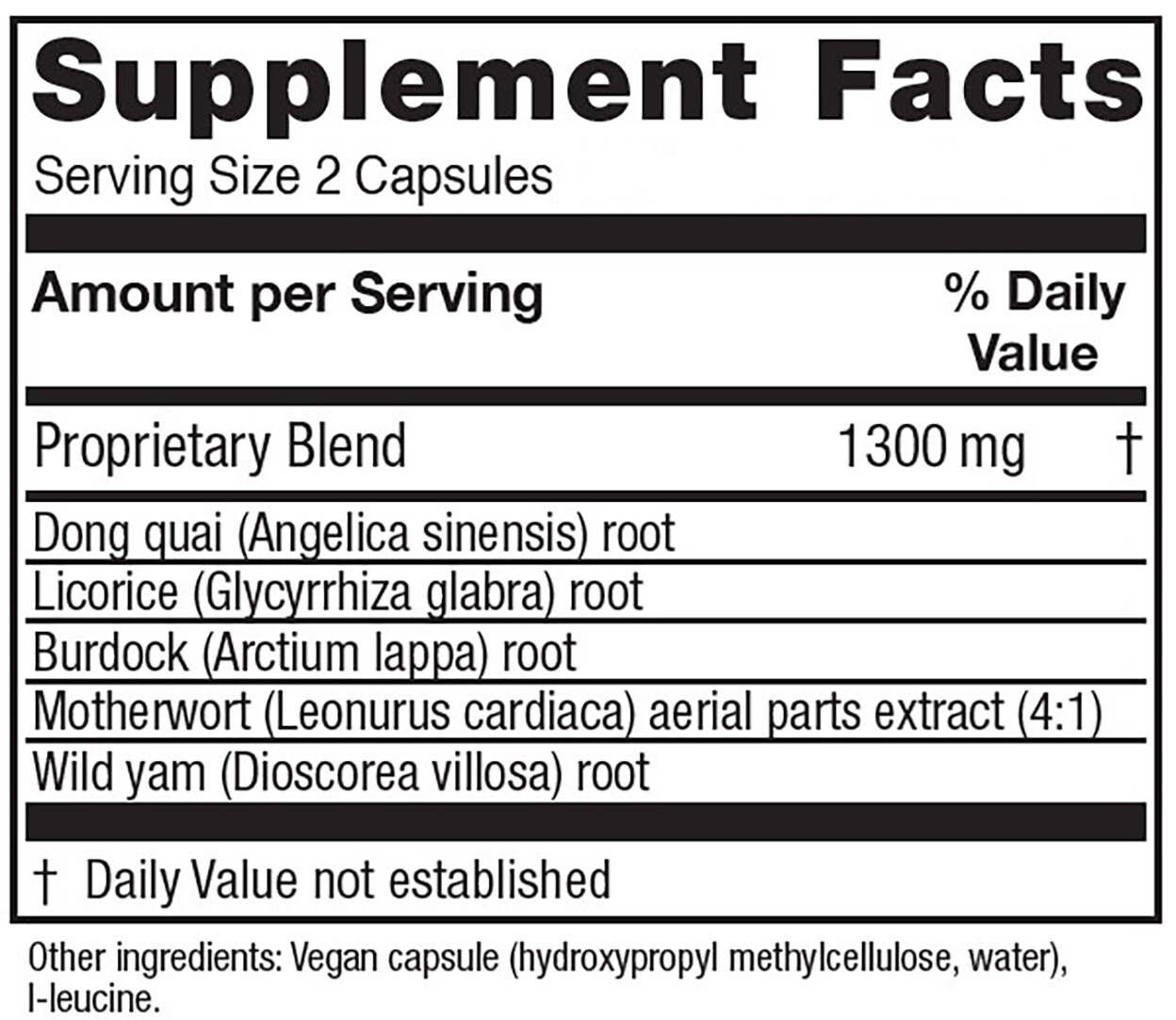 Vitanica Women’s Phase II, Menopause Support, Vegan, 180 Capsules